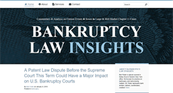 Desktop Screenshot of bankruptcylawinsights.com