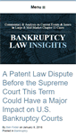 Mobile Screenshot of bankruptcylawinsights.com